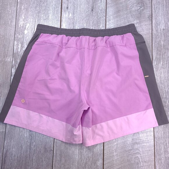 Lululemon Mens XXL Pool Short 7" Dahlia Mauve Lined Athletic Purple Swim Trunks - Picture 3 of 8